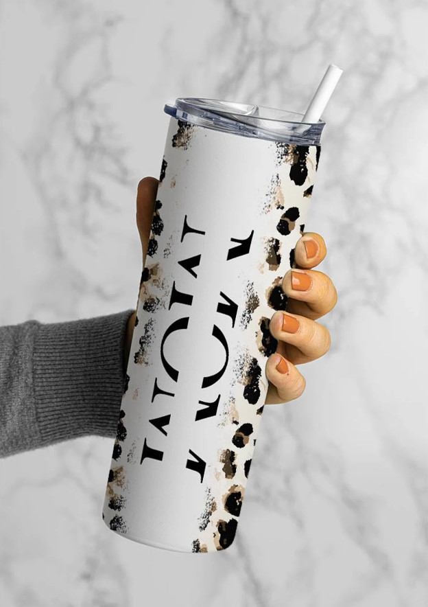 Personalized Leopard Mom Tumbler With Kids Names Mama Mom Mimi Gigi Tumbler Mothers Day Gift For Her Personalized Cheetah Tumbler